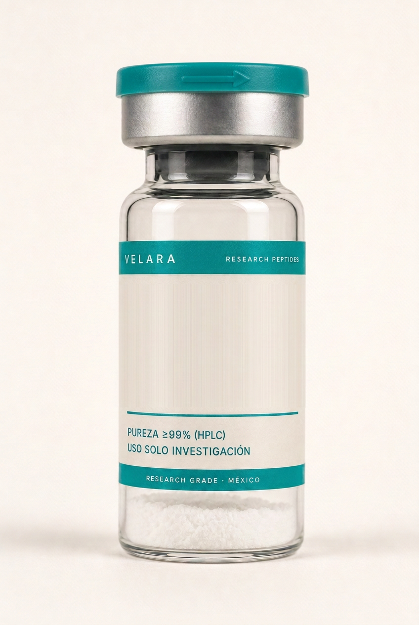 Vial de Retatrutida 10 mg — Velara Sciences, uso exclusivo en investigación